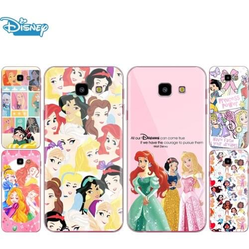 Transparent Cover Disney cute princess For Samsung Galaxy J8 J7 J6 J5 J4 J3 J2 Duo Prime Plus Core 2018 Phone Case