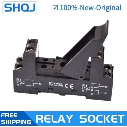 Relay socket RT78625 for G2R-1 G2R-2 G2R-1-E RT424024 HF115F 5PIN OR 8PIN relay socket Brand new and original