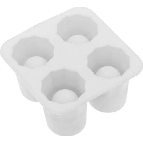 Silicone Ice Cup Mould Ice Cream Maker Multifunction Ice Tray Ice Shot Glass Mold Kitchen Summer Freezing Accessories