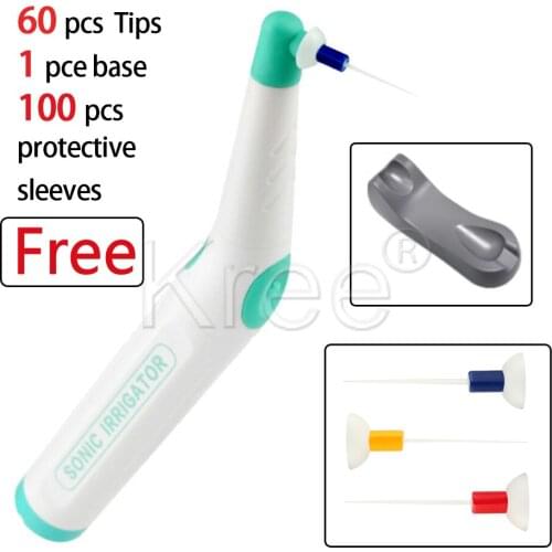 Dental Endo Cleaning Sonic Irrigator With 60 PCS Tips Dentist Vibration Cleaning Instrument For Root Canal Treatment