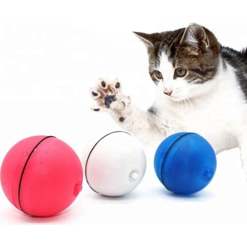 Magic Cat Ball Interactive Automatic LED Laser Teaser Cat Unique Products to Sell Pet Rolling Ball IQ Treat Electronic Cat Toy