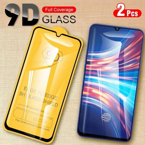 2Pcs 9D Full Cover Tempered Protective Glass Film For VIVO V17 Neo Phone Screen Protector Glasses For VI VO V 17 17V 2019 6.38"