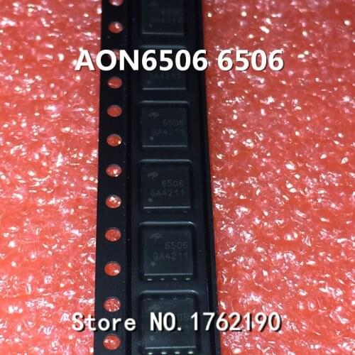 10PCS/LOT AON6506 DFN5x6 6506 N-Channel MOS Tube, Current 36A Voltage 30V
