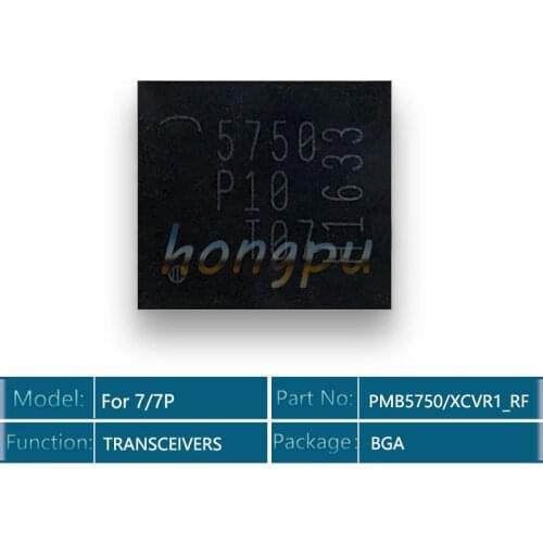 10pcs/lot XCVR0_RF/5750/PMB5750 IC Chip For iphone 7/7 plus/ 7plus Intermediate Frequency IF Transceivers IC For Intel version