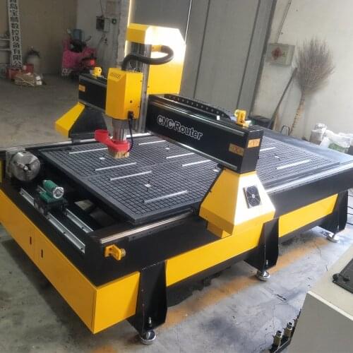 1212 1325 Wood CNC Router Milling Machine 4 Axis mdf CNC Cutting Engraving Machine with Rotary 3d CNC Milling Machine