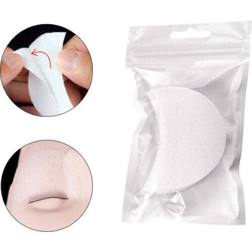 50Pcs/bag Disposable Eyelash Extension Cotton Eye Pads Removing Eyelashes Grafting Lashes Patches Sticker Makeup Tool