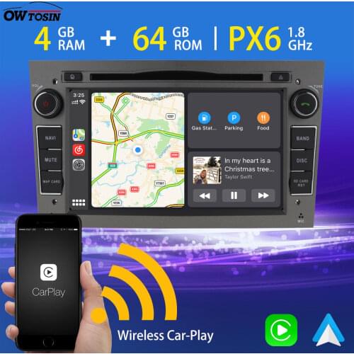 Android 10 PX6 4+64G Car DVD Multimedia Player For Opel Vauxhall Holden Astra H Antara Corsa C D GPS Navi Radio Wireless Carplay