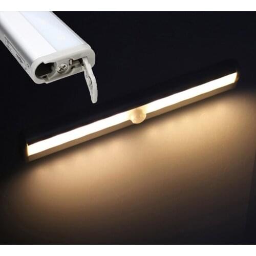 Wireless LED Under Cabinet Light PIR Motion Sensor Lamp PIR Auto Motion for Wardrobe Cupboard Closet Kitchen Lighting Led Night