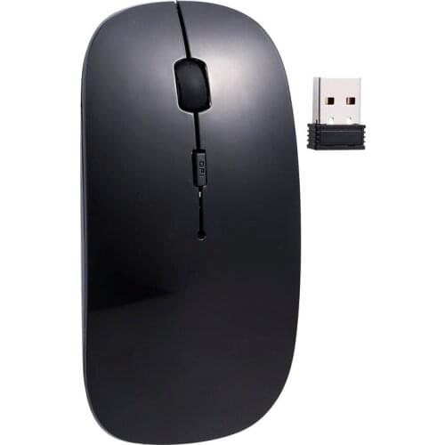 2.4GHz Wireless Mouses Portable USB Optical Mice Silent Dual Mode BT Mouses Rechargeable Ergonomic for PC Laptop
