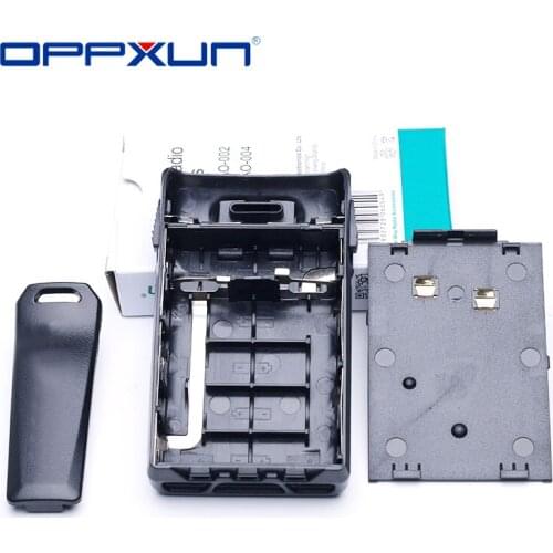Battery Shell Case AAX5 Battery Box Case With Belt Clip for Wouxun KG-UVD1P/6D/5D/3D KG-669/679/689Plus/703/810Etc Walkie Talkie