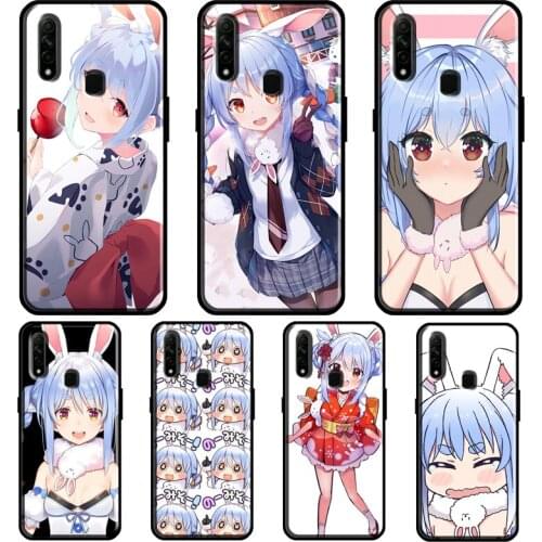 Usada Pekora Hololive Anime For OPPO A52 A72 Find X3 Pro Reno 2 Z A3S A5S A15 A83 A31 A53 A9 A5 2020 F5 F7 Phone Cover