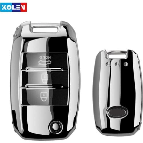 Full Cover Soft TPU Car Remote Key Cover Case For KIA Rio QL Sportage Ceed Cerato Sorento K2 K3 K4 K5 Accessories Keychain Shell