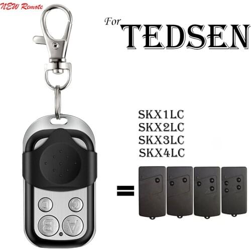For TEDSEN SKX1LC SKX2LC SKX3LC SKX4LC Remote Control 433.92Mhz Garage Door Opener For TEDSEN 433MHz Remote Control for Gate
