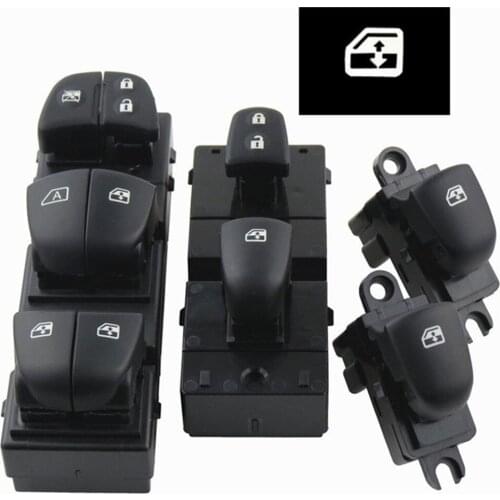 Electric Control Power Master Window Switch Set With White Light 25411-1KL5A-B 25401-3SH0A-B For Nissan Tiida Altima Sylphy