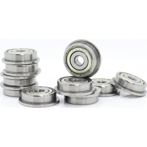 F635ZZ Flange Bearing 5x19x6 mm ABEC-1 ( 10 PCS ) F635 Z ZZ Flanged Ball Bearings