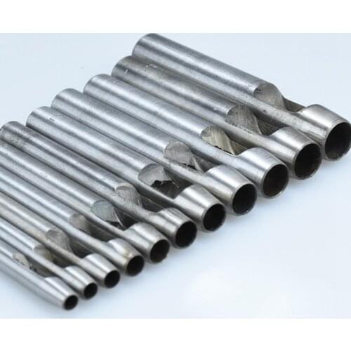 0.5-25mm Round Leather Punch Craftool Hole Punching Tool Belts Trimming