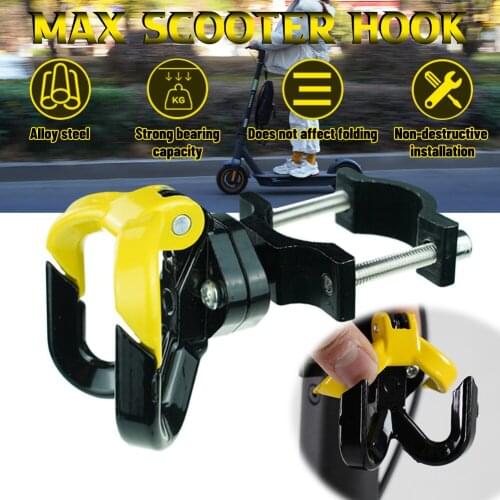 Electric Scooter Hook Aluminum Alloy Firm Hanging Bag Hook Scooter Accessories for Ninebot MAX G30 Xiaomi M365