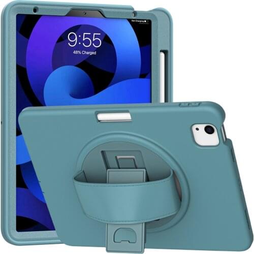 Lightweight Full Body Protective ShockProof Cover for iPad Pro 11 Silicone Case 2021 2020 2018 Air 4 Kids Cover with Hand Strap