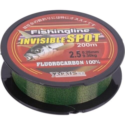 100M Super Strong Fishing Line Nylon Coated Spotted Fishing Line Strong Wear-resistant Fishing Leader Japan Monofilament Line