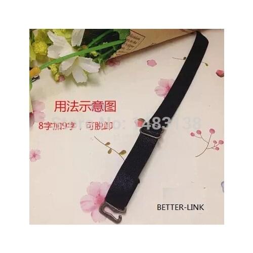 15 sets Metal bow tie Hardware Necktie Hook Bow Tie or Cravat Clips Fasteners to Make Adjustable Straps on Bow Tie buckles dips