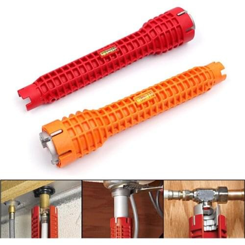 Multifunction Sink Repair Wrench Bathroom Kitchen Anti-slip Faucet Assembly Plumbing Spanner