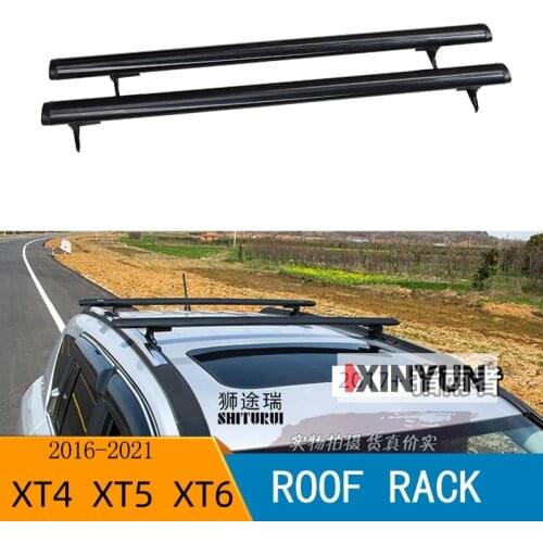 Black Side Rails Car Roof Rack Cross Bars Crossbars for jeep COMPASS 2017 -2021 132 LBS 60KG Mounted On Car Rooftop