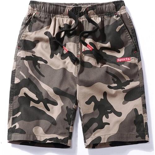2021 Cargo Shorts Men Cool Camouflage Summer Hot Sale Cotton Casual Men Short Pants Brand Clothing Comfortable Camo