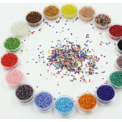 2MM Tubular Glass Seed Loose Spacer Bead DIY Jewelry Making Small Glass Measly Bead Findings y1039