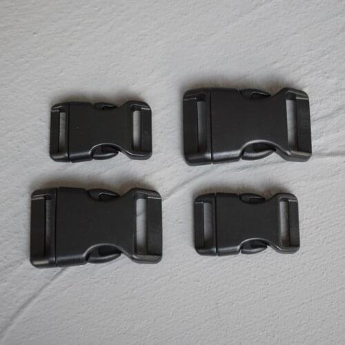 100 Pcs 20/25mm Plastic Quick Side Release Buckle Purse Luggage Outdoor Backpack Webbing Belt Clip Clasp Parts Leather Craft DIY