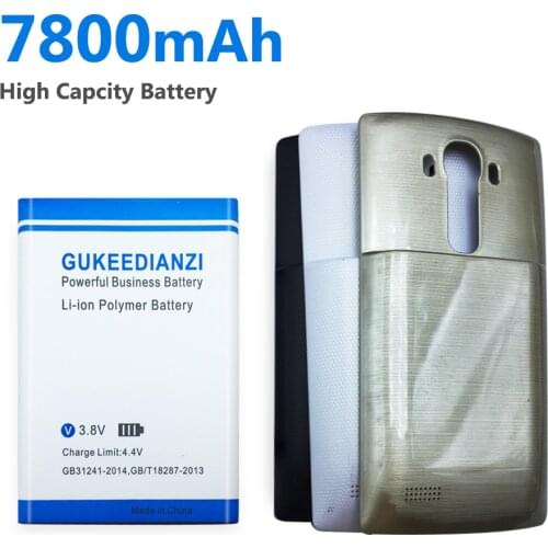 7800mAh GUKEEDIANZi BL-51YF Battery For LG G4 BL-51YF H818 H819 H810 H81 Phone Recharge Extended Battery+Free Battery Door Cover
