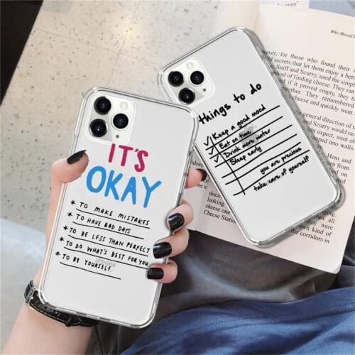 Things to do Case for iPhone 12 Pro Max Mini 11 Pro X XS Max XR 8 7 6 6s Plus Soft Clear Cover Coque
