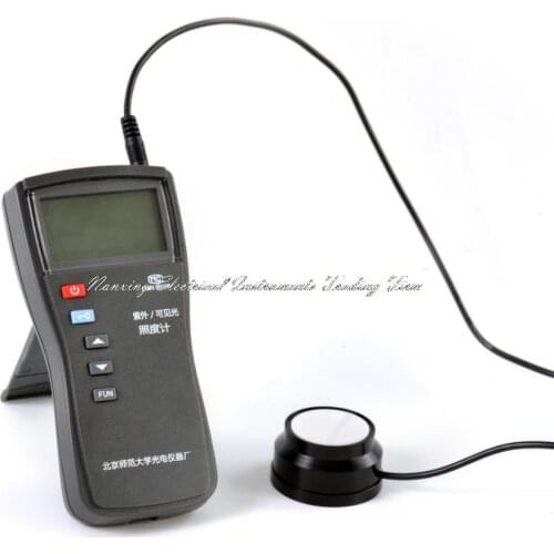 Fast arrival UV / visible light meter Measuring range: (0.1- 199.9 * 103) lx,: (315 ~ 400) nm;peak wavelength 365 nm