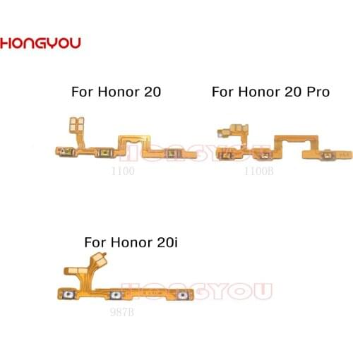 Power Button Switch Volume Button Mute On / Off Key Flex Cable For Huawei Honor 20 Pro / Honor 20i