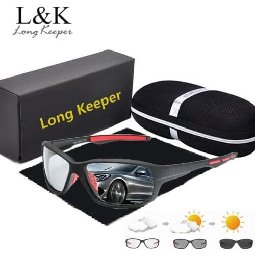 Sport Polarized Photochromic Sunglasses Men Driving Chameleon Sun Glasses Male Day Night Vision Driver Goggles Oculos masculino