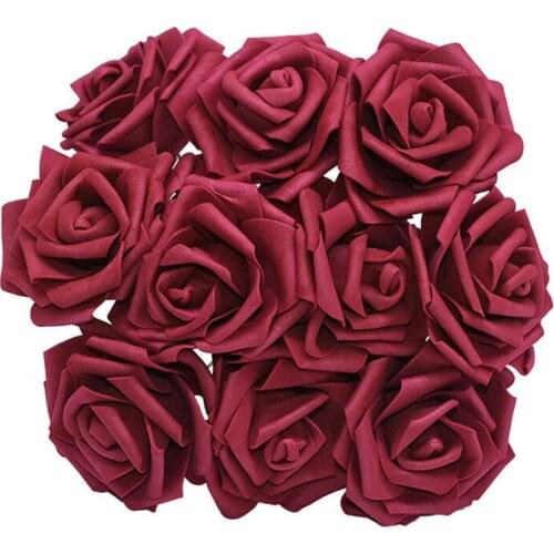 25pcs Rose Artificial Flowers Wedding Decoration Bridal Bouquet Hydrangea Fake Flowers Arrangements For Home Decoration Garden