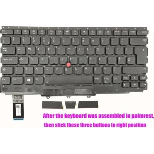UK backlit keyboard for Lenovo ThinkPad X1 Yoga 2end Gen 20JD 20JE 20JF 20JG