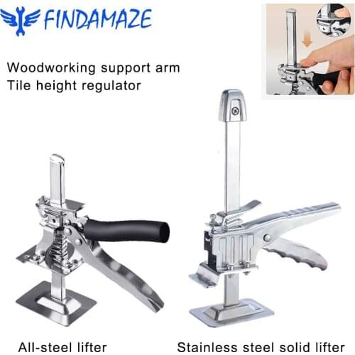 Woodworking Support Arm Ceramic Tile Height Adjuster Precision Positioner Wall Leveling Lifting and Repairing Nonslip Clamp Tool