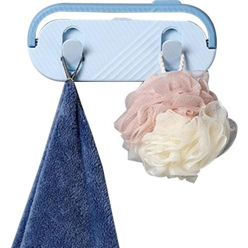 Wall-Mounted Commodity Shelf, Multifunctional Household Storage Rack Storage Shelf, White/Pink/Blue