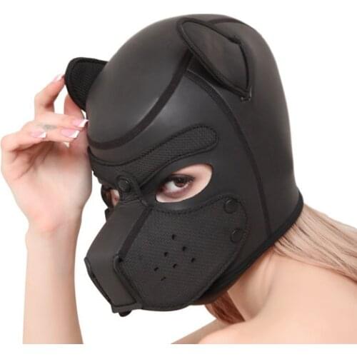 The new dog hood shows the K9 mask leaking