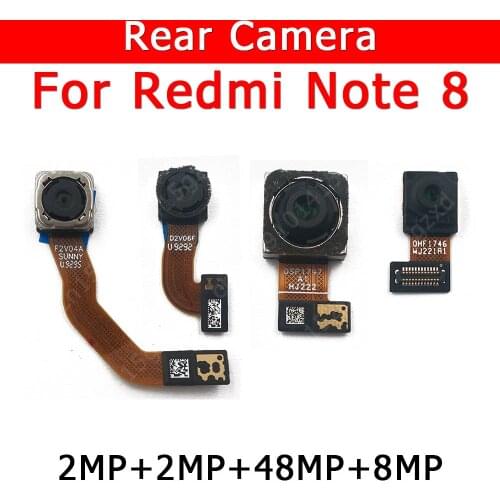 Original Rear Camera For Xiaomi Redmi Note 8 Note8 Back Main Big Camera Module Flex Cable Replacement Spare Parts