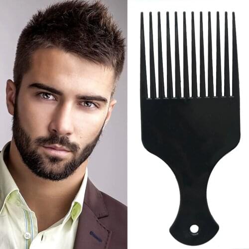 Professional Men Flat Shaver Hair Clipper Cutting Comb Barber Flat Top Comb Anti-static Salon Hairdressing For Thick Wet and Cur