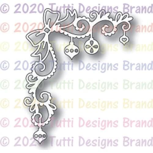 Bow Corner 2021 Metal Cutting Dies for DIY Scrapbooking and Card Making Decor Embossing Craft No Stamp