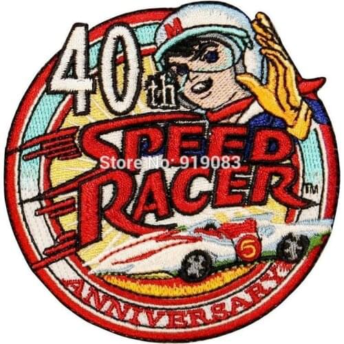 Speed 40th ANV Patches for clothing TV Movie Series Applique Costume Embroidered iron on Halloween Cosplay Party Favor for NC