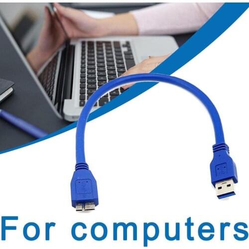 Super Speed USB 3.0 to Micro B Cable 5Gbps USB Type External Cord Data 3 Micro-B Hard Cable Drive S5 Note HDD Disk For Sams D1G6