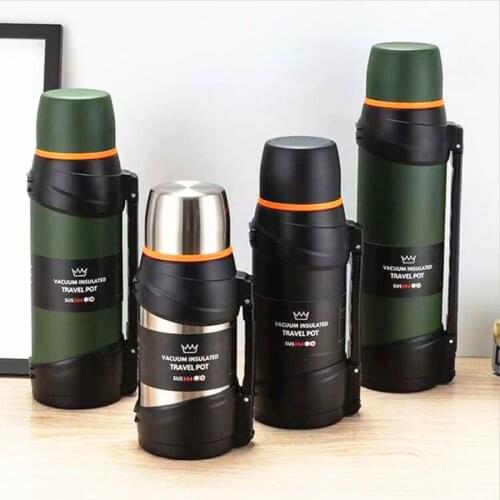 1.3l 1.6l 2l 2.5l Thermos Flask Outdoor Stainless Steel Thermos Large Capacity Thermo Coffee Mug Cup Water Bottle ThermosFlask