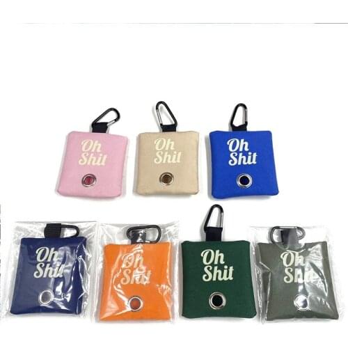 Fabric Dog Poop Bags Dispenser Pet Dog Bags Dispenser Pet Supplies