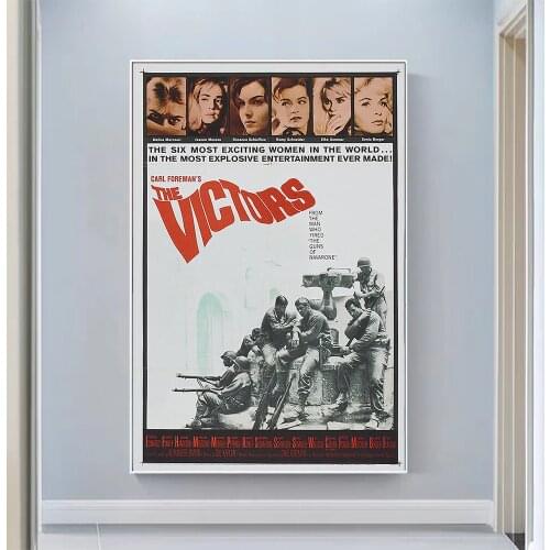 V0740 The Victors Vintage Classic Movie Wall Silk Cloth HD Poster Art Home Decoration Gift