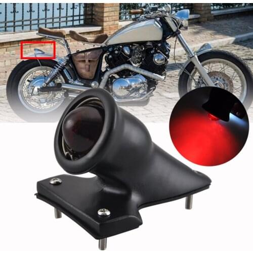 Motorcycle 12V LED light Rear Tail Brake Stop Light Lamp Retro Rear Taillight For Honda Kawasaki Cafe Racer Chopper Bobber
