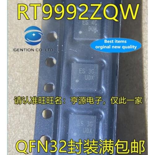 10PCS RT9992ZQW silk-screen ES QFN32 power management solid in stock 100% new and original