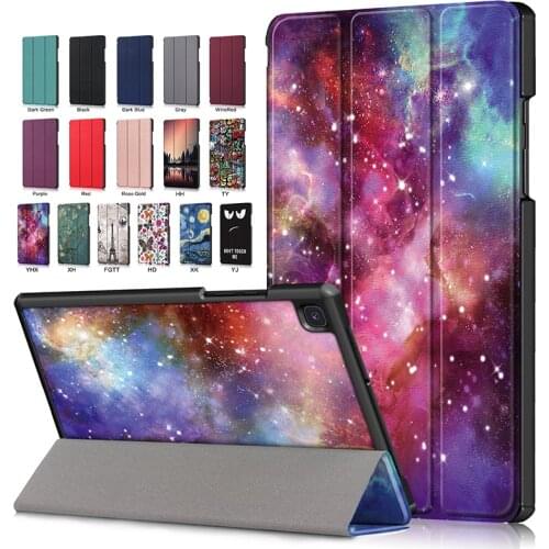 2020 Tablet For samsung galaxy tab A7 Case SM-T500 T505 Ultra-thin leather Trifold Smart Stand Cover For Samsung A7 10.5'' Case